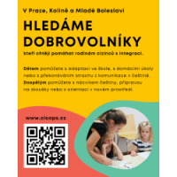 Centrum pro integraci cizinců, o. p. s. hledá nové dobrovolníky