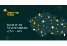 Svítit může každý! Rozsviťte Vaše město a zapojte se do největší vánoční výzvy v dějinách České republiky