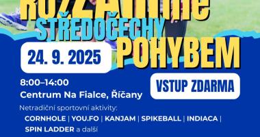 Hledáme dobrovolníky pro akci RozZÁŘÍme Středočechy pohybem – přidejte se k nám!