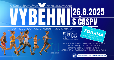 VYBĚHNI S ČASPV – veřejný běžecký závod na atletickém oválu