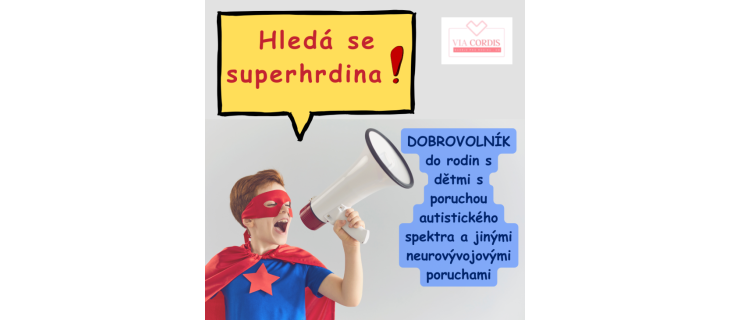 Hledají se dobrovolníci do rodin s dětmi s poruchou autistického spektra a jinými neurovývojovými poruchami Hledají se dobrovolníci do rodin s dětmi s poruchou autistického spektra a jinými neurovývojovými poruchami