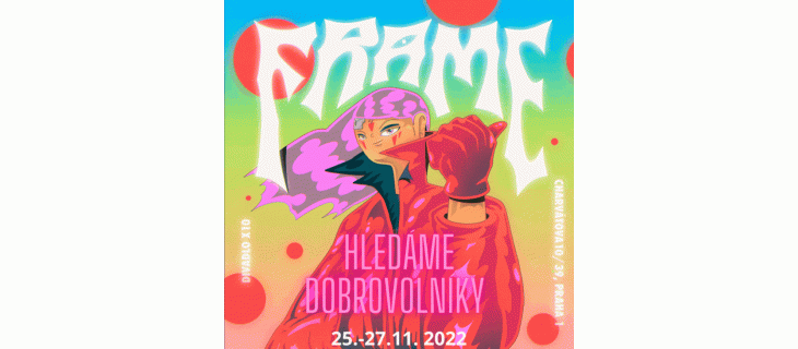 FRAME Prague Comics Art Festival hledá dobrovolníky*ce i stážisty*ky