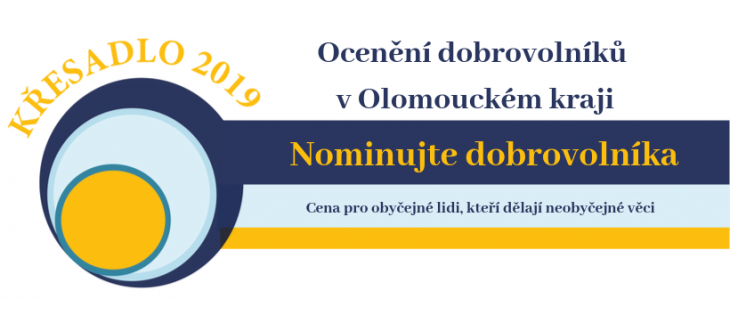 Nominujte dobrovolníky z Olomouckého kraje na cenu Křesadlo 2019