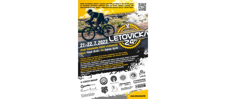 Dobrovolník v charitativním cyklistickém závodě Letovická 24h