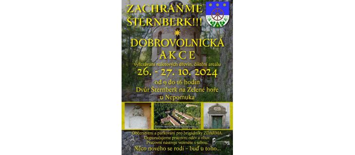 ZACHRAŇME ŠTERNBERK ZACHRAŇME ŠTERNBERK