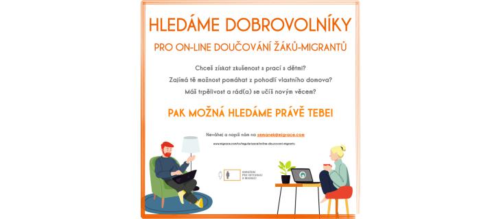 Lektor/lektorka online doučování pro žáky migranty