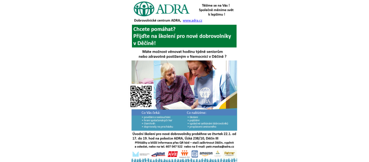 Začínáme s dobrovolnickou službou v Děčíně