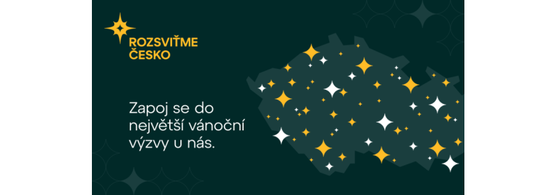 Svítit může každý! Rozsviťte Vaše město a zapojte se do největší vánoční výzvy v dějinách České republiky